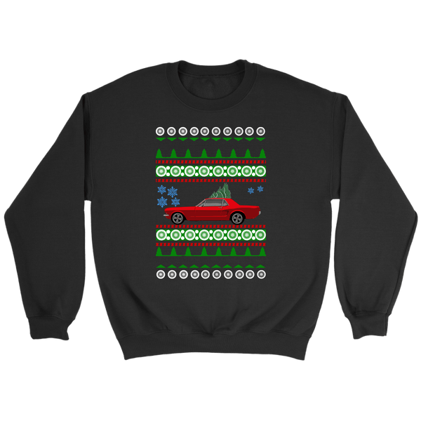 1965 Mustang Coupe Ugly Christmas Sweater