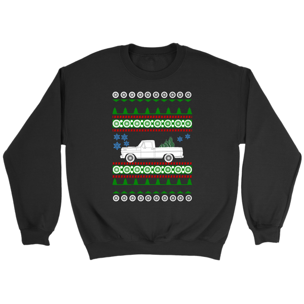 Truck like a 1967 Ford F100 Ugly Christmas Sweater Sweatshirt
