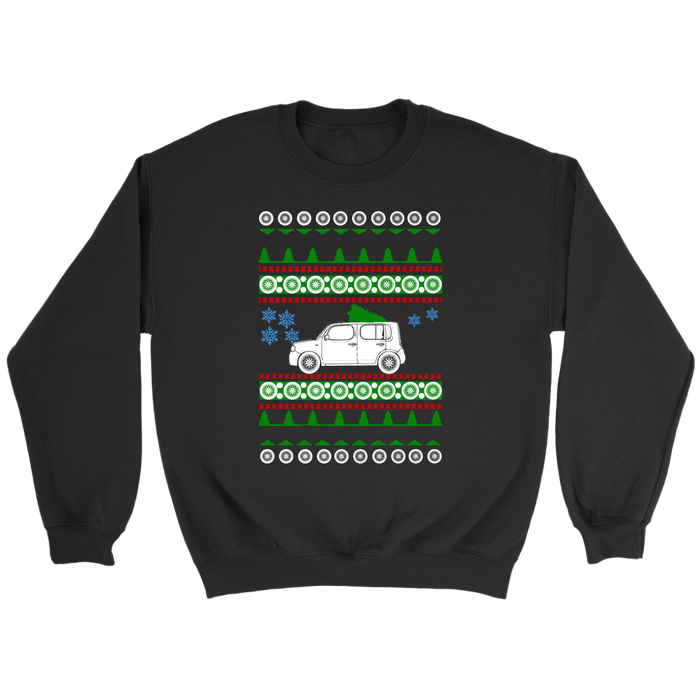 Nissan Cube Ugly Christmas Sweater Sweatshirt