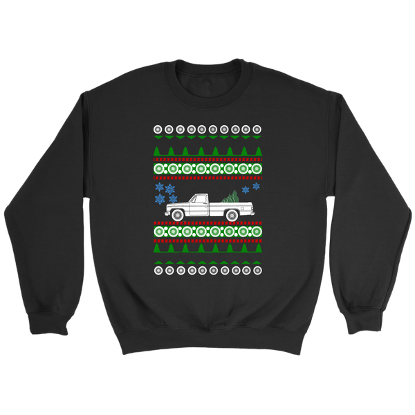 1986 Chevy C10 Truck Ugly Christmas Sweater