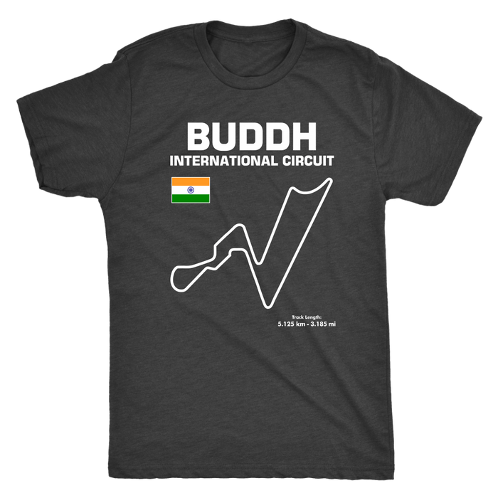 Buddh International Circuit Racetrack Outline Series T-shirt and Hoodie