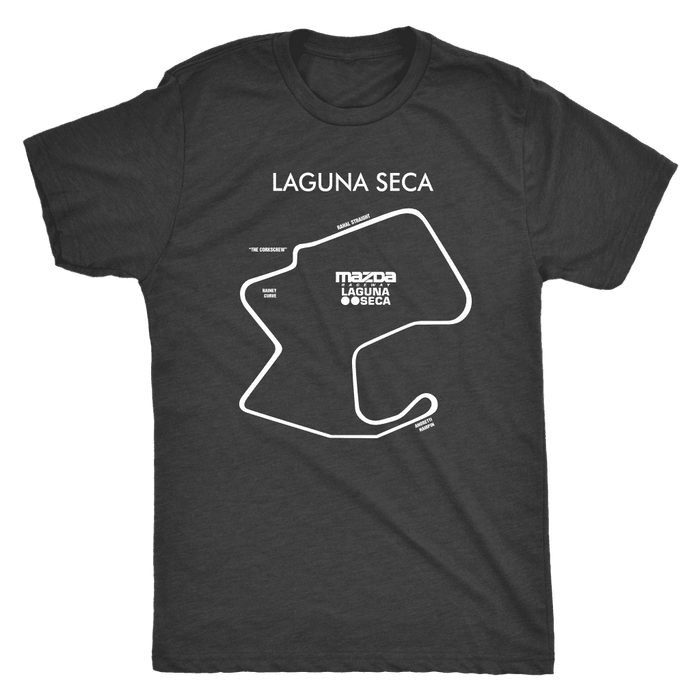 Laguna Seca WeatherTech Raceway Track Outline T-shirt