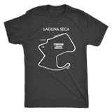 Laguna Seca WeatherTech Raceway Track Outline T-shirt