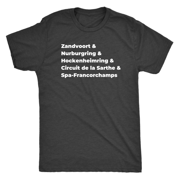 European Race Tracks V1 T-shirt or Hoodie