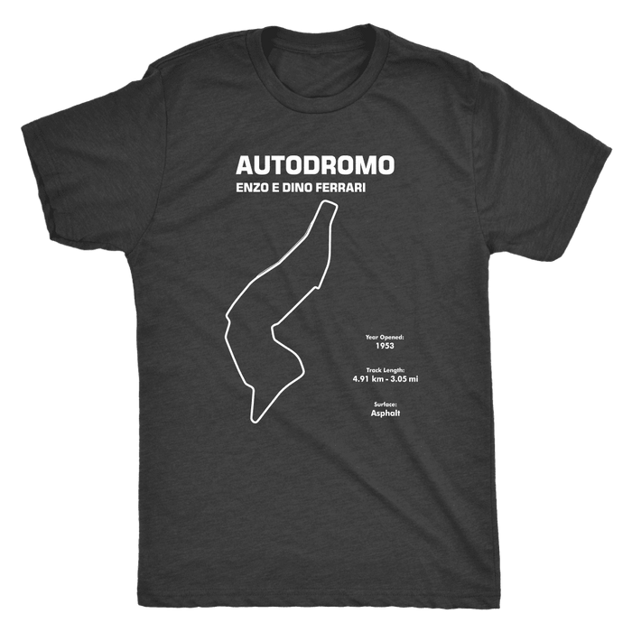 Autodromo Enzo e Dino Ferrari aka Imola Track Outline Series T-shirt