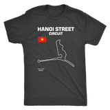 Hanoi Street Circuit Vietnam Track Outline Shirt