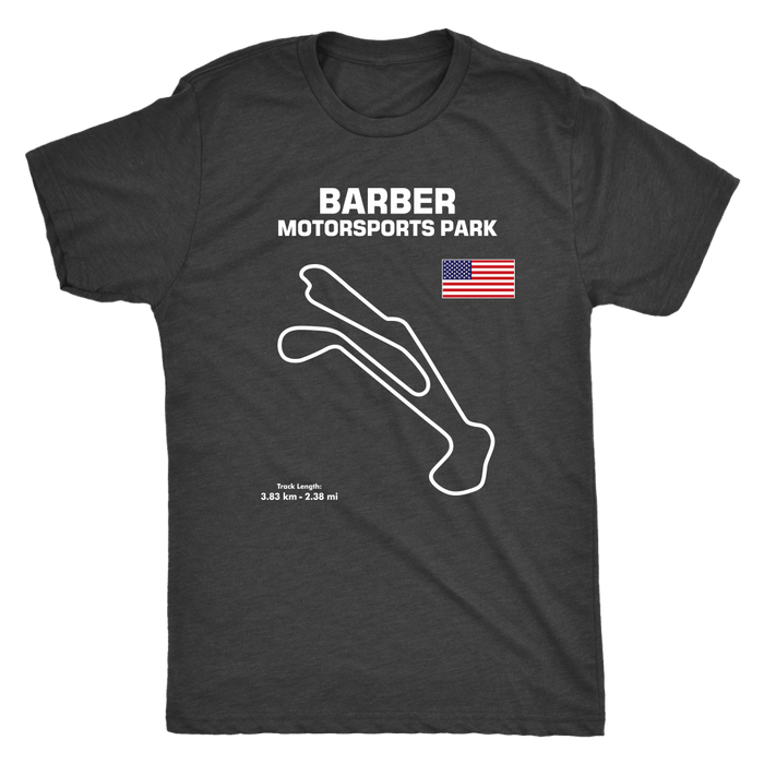 Track Outline Series T-shirt and Hoodie Barber Motorsports Park