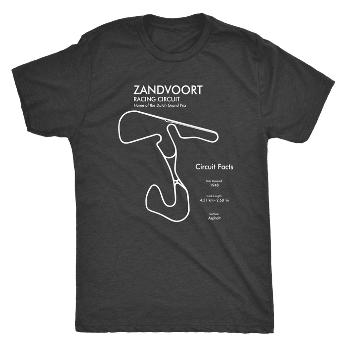 Circuit Zandvoort Track Outline Series T-shirt