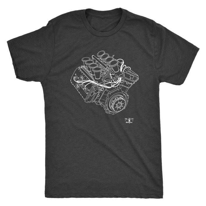 Engine Blueprint Series V8 DFV for Formula 1 Cosworth Ford T-shirt or Hoodie