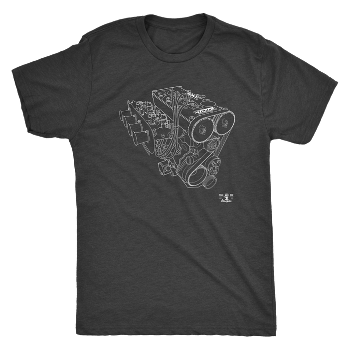 Engine Blueprint Series Cosworth BDA Ford T-shirt and Hoodie