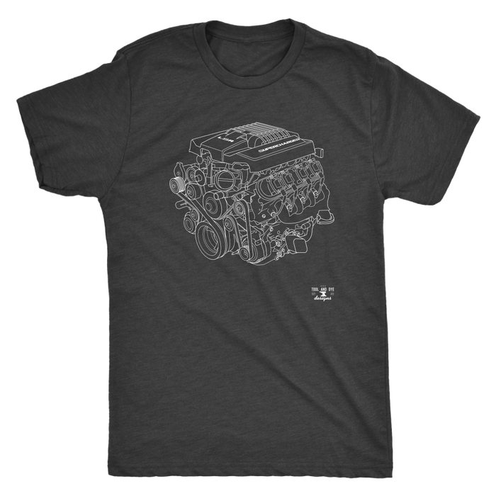 Engine Blueprint Series LSA V8 T-shirt or Hoodie