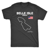 Detroit Belle Isle Track Outline Series T-shirt or Hoodie