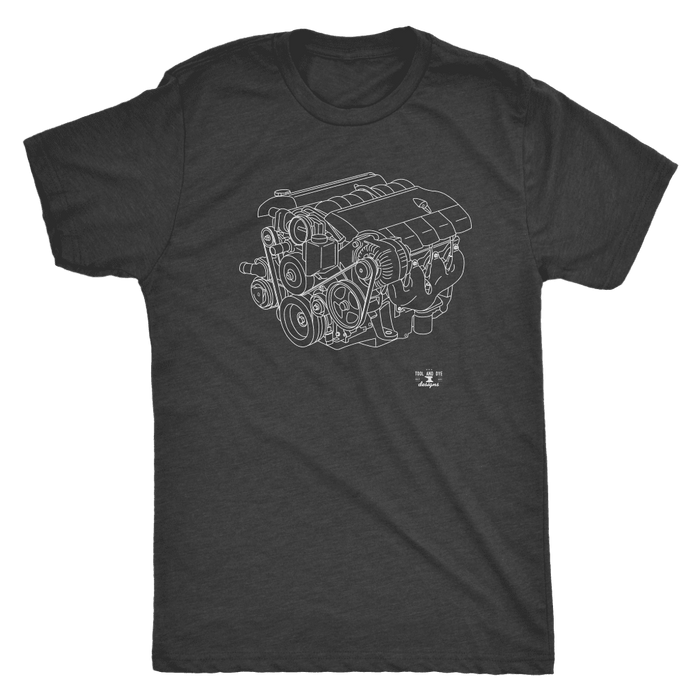 LS2 Engine Blueprint Illustration Series T-shirt