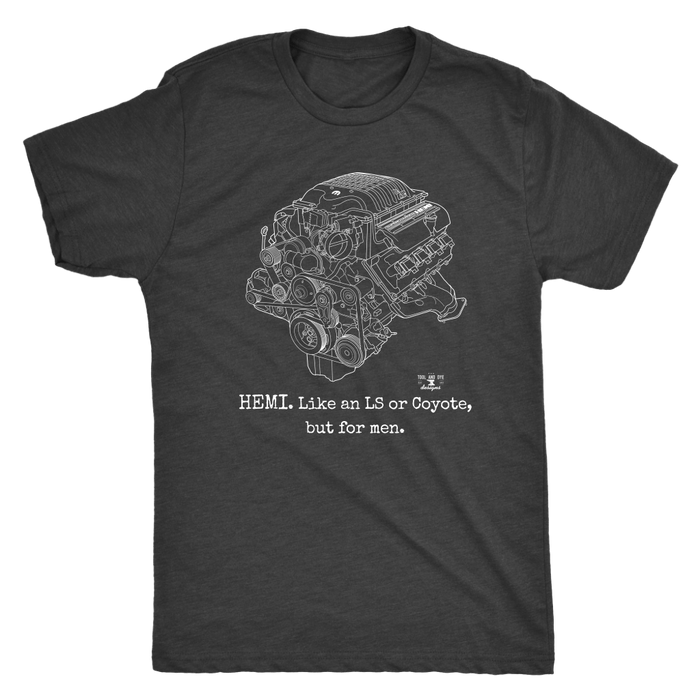 Engine Blueprint Series similar to a Hellcat "like an LS or Coyote, but for men." T-shirt or Hoodie