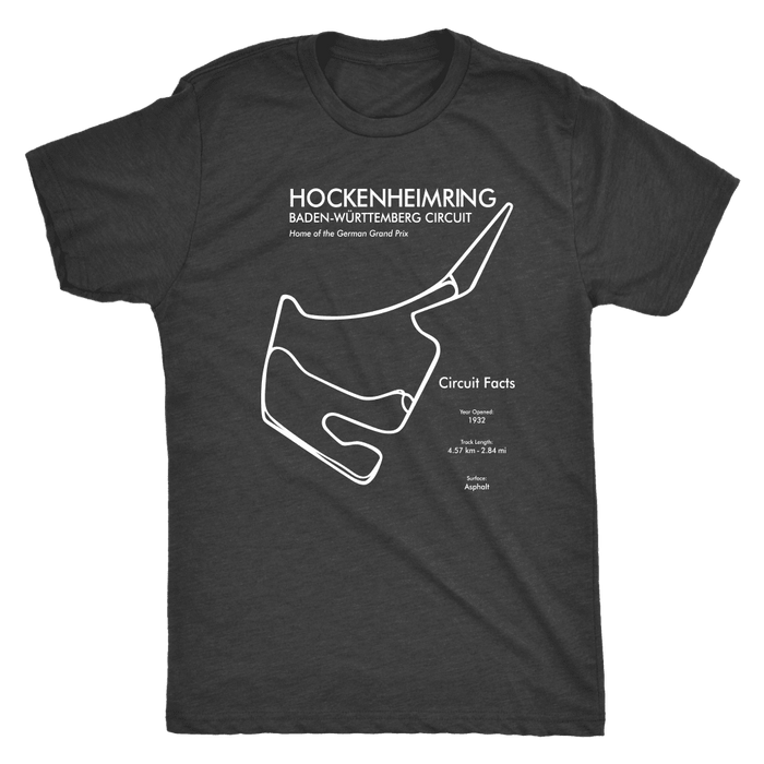 Hockenheimring Track Outline T-shirt