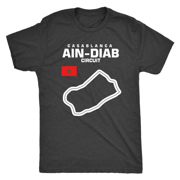 Casablanca Ain-Diab Circuit Track Outline Series T-shirt or hoodie