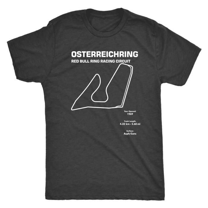 Osterreichring Race Track Outline Series T-shirt