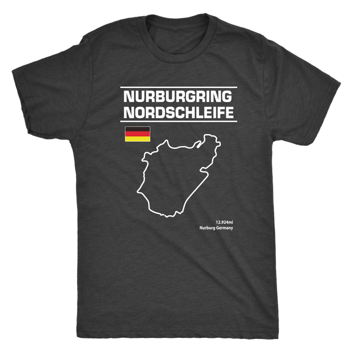 Nurburgring Nordschleife Track Outline Series shirt and hoodie