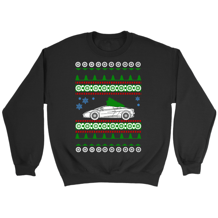 Exotic Car Ugly Christmas Sweater, hoodie and long sleeve t-shirt Lamborghini Gallardo sweatshirt