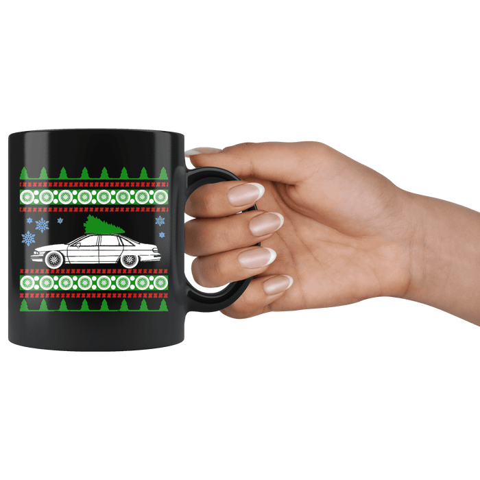 Chevy Caprice Classic Ugly Christmas Sweater Mug