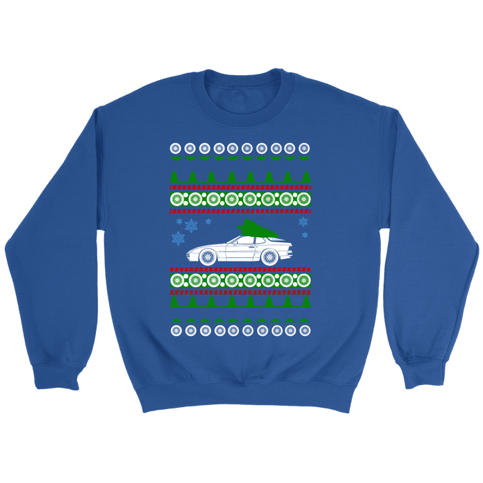 German Car Porsche style 944 951 Turbo Ugly Christmas Sweater Hoodie and Long Sleeve T-shirt sweatshirt