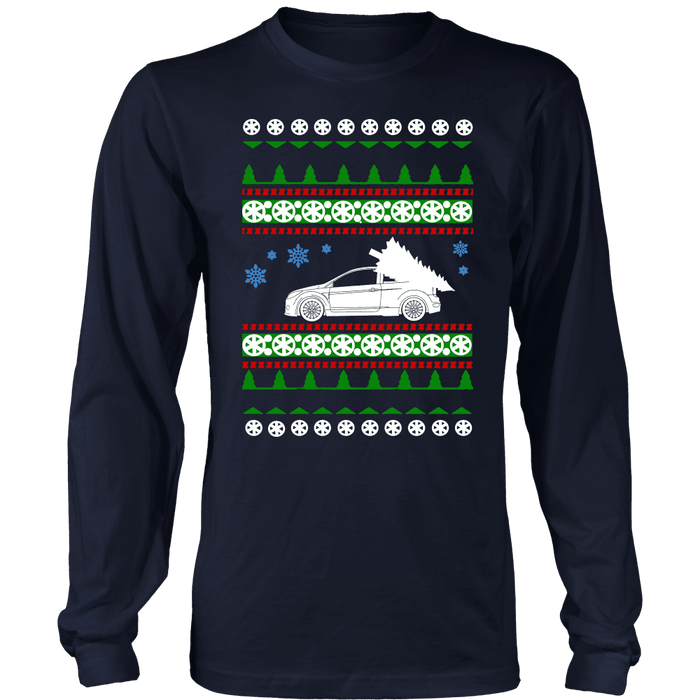 Ford Focus RS Ugly Christmas Sweater, hoodie and long sleeve t-shirt sweatshirt