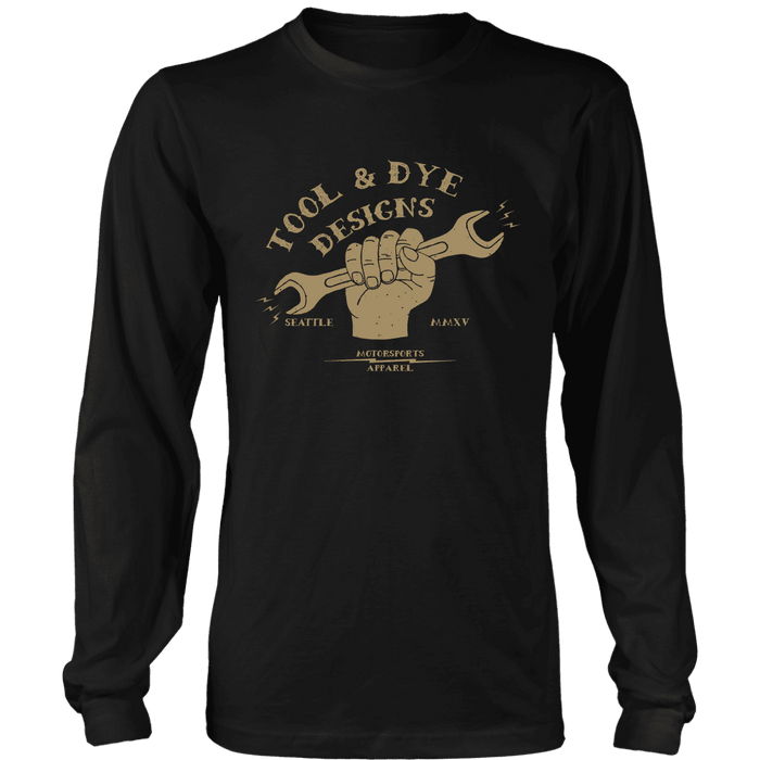 Tool and Dye Wrench Hand Long Sleeve T-shirt unisex