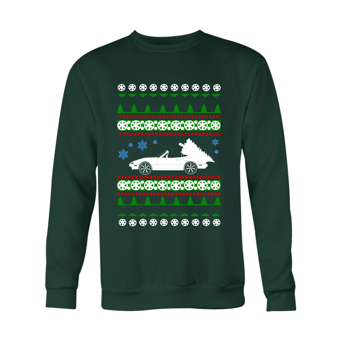 Mazda Miata Ugly Christmas Sweater Sweatshirt sweatshirt