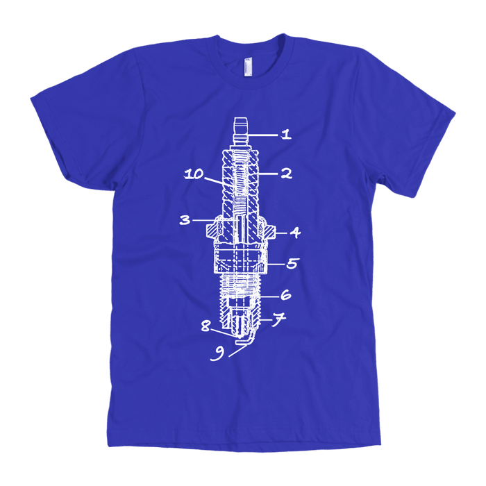 T&D Illustration Series- Sparkplug Premium (American Apparel)Multiple Colors