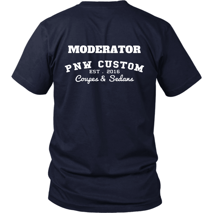 PNW Custom Coupes and Sedans Boost Moderator shirts