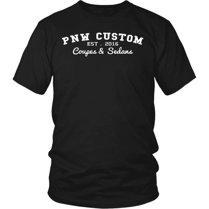 PNW Custom Coupes and Sedans Logo shirt