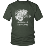 Nissan RB20 Skyline Engine Old School Mens (unisex) T-shirt