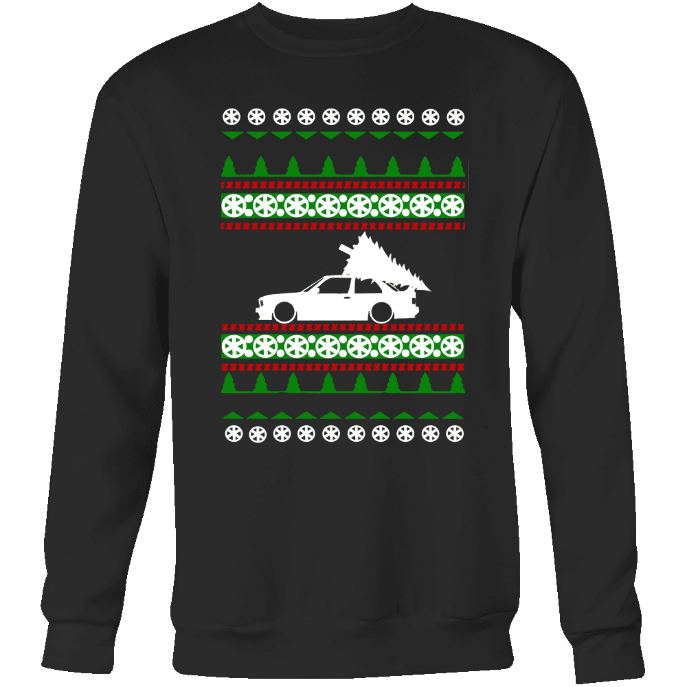 BMW E30 M3 Christmas Sweater "Ugly Christmas Sweater" Crewneck Sweatshirt sweatshirt