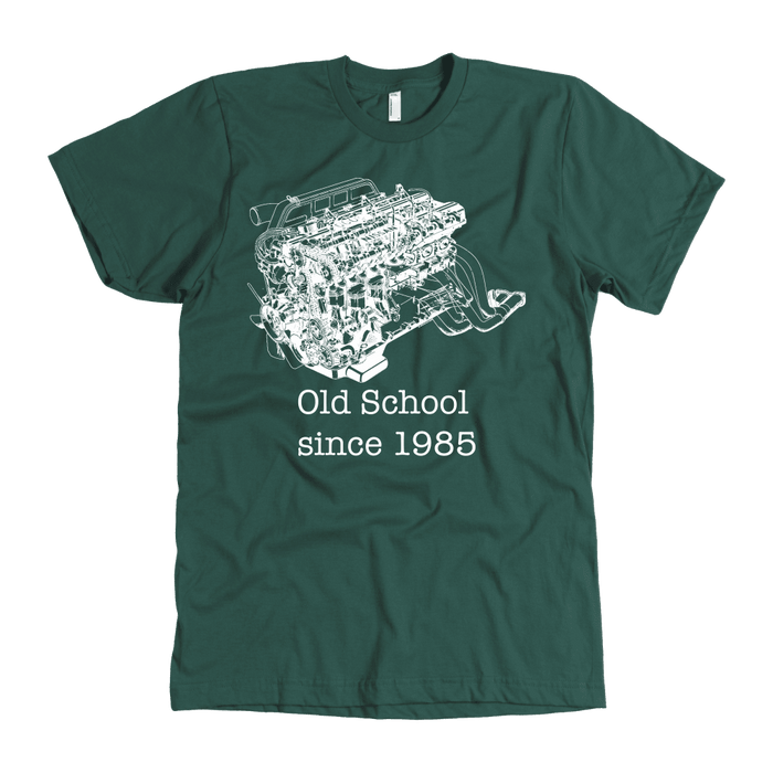 Nissan RB20 Skyline Engine Old School Mens (unisex) T-shirt