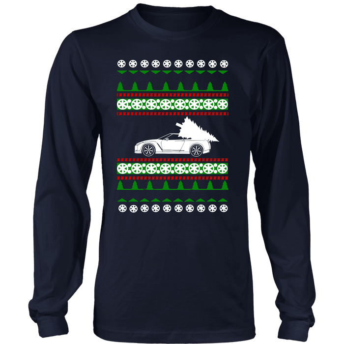 Nissan GTR R35 Skyline Ugly Christmas Sweater Hoodie, Crewneck and long sleeve sweatshirt