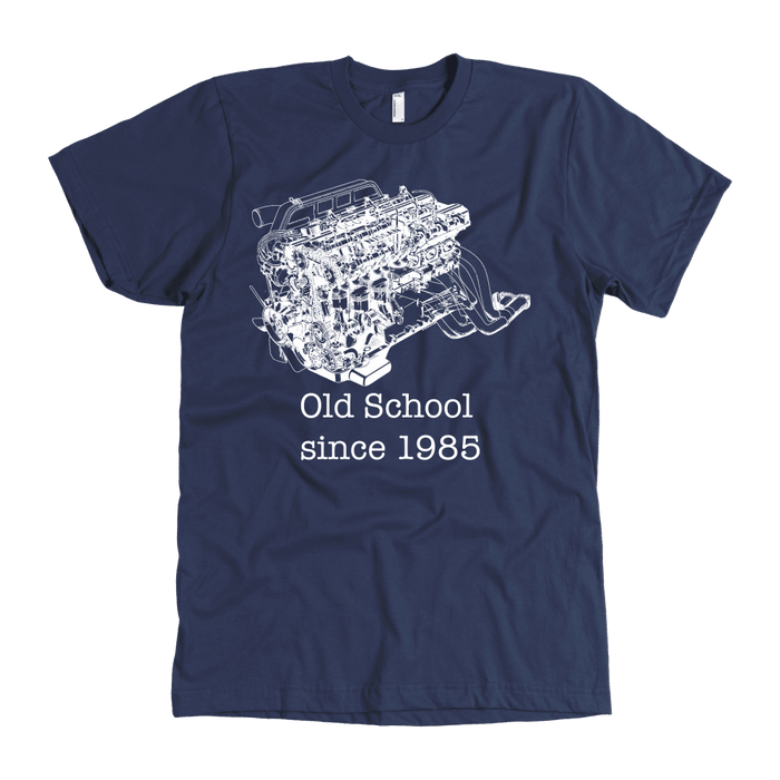 Nissan RB20 Skyline Engine Old School Mens (unisex) T-shirt