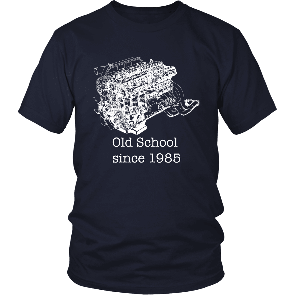 Nissan RB20 Skyline Engine Old School Mens (unisex) T-shirt