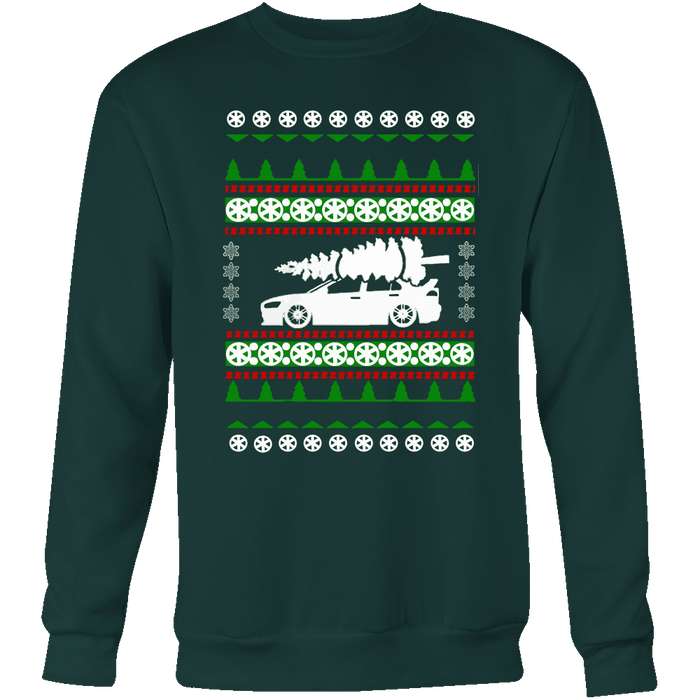 Lancer Evo 10 X Ugly Christmas Sweater crew and hoodie mens (unisex) sweatshirt