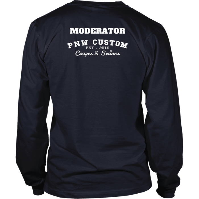 PNW Custom Coupes and Sedans Boost Moderator shirts