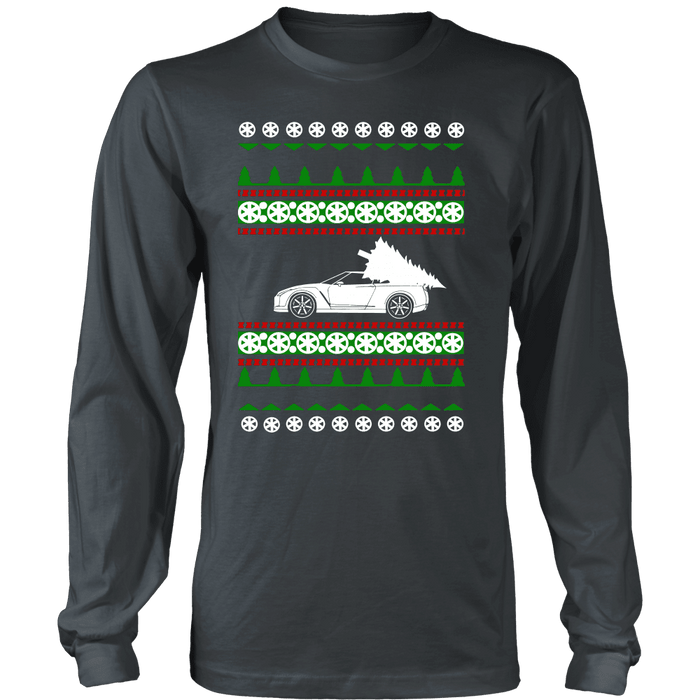 Nissan GTR R35 Skyline Ugly Christmas Sweater Hoodie, Crewneck and long sleeve sweatshirt