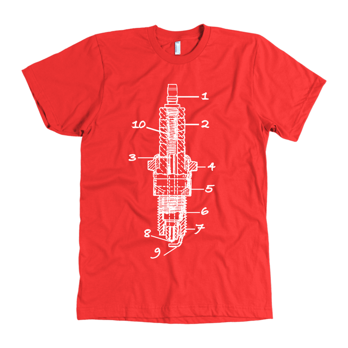 T&D Illustration Series- Sparkplug Premium (American Apparel)Multiple Colors