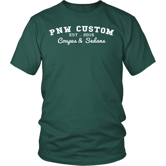 PNW Custom Coupes and Sedans Logo shirt