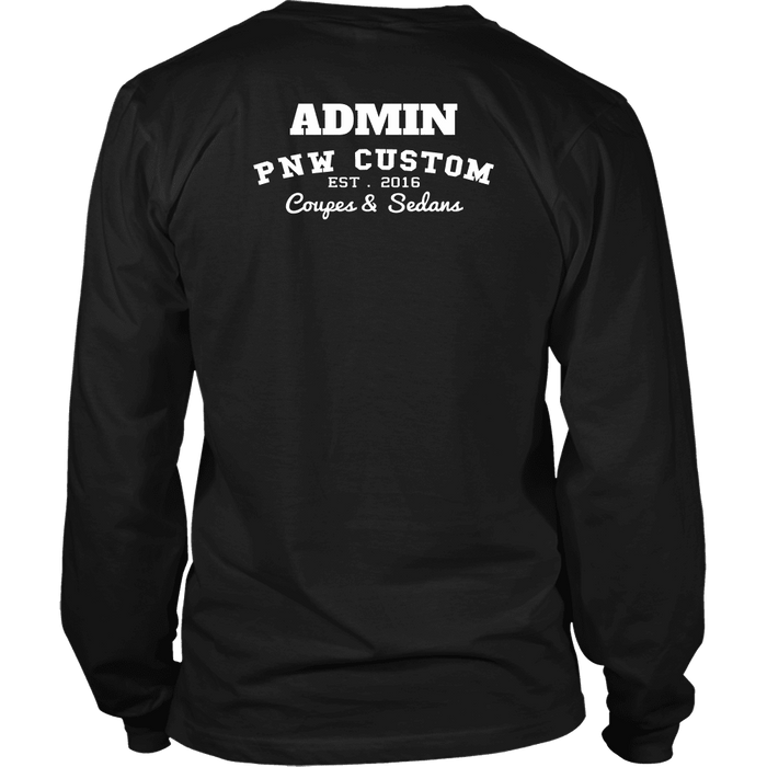 PNW Custom Coupes and Sedans Boost Admin shirts