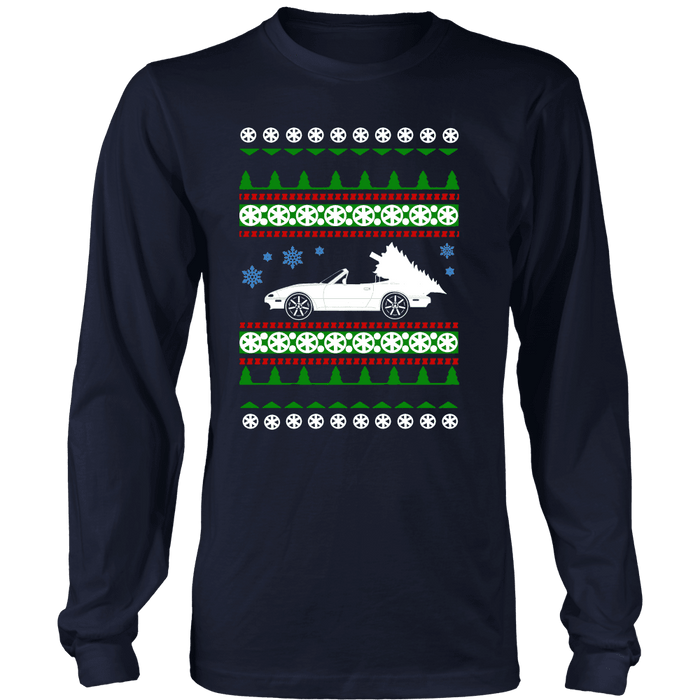 Mazda Miata Ugly Christmas Sweater Sweatshirt sweatshirt