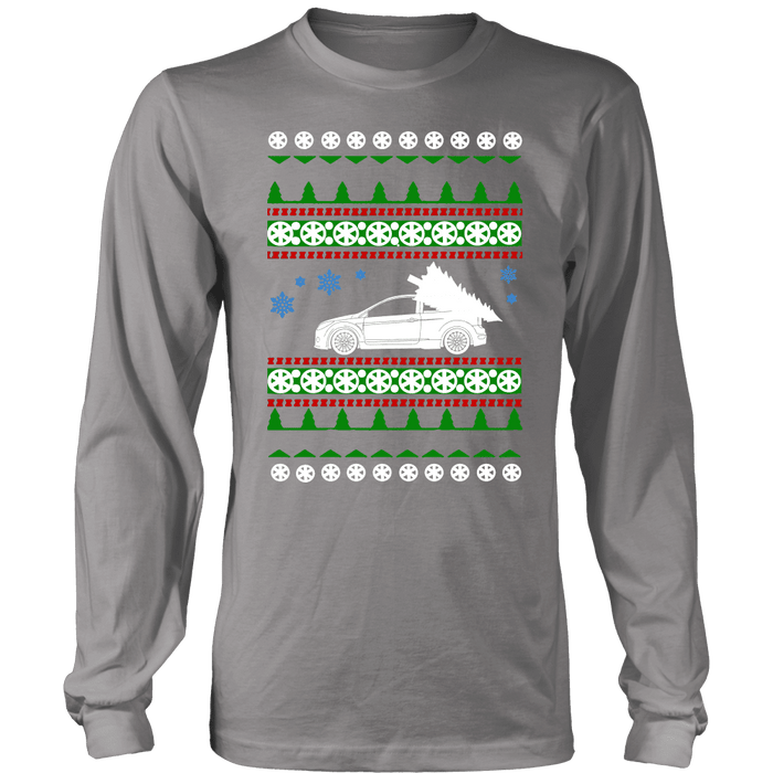 Ford Focus RS Ugly Christmas Sweater, hoodie and long sleeve t-shirt sweatshirt