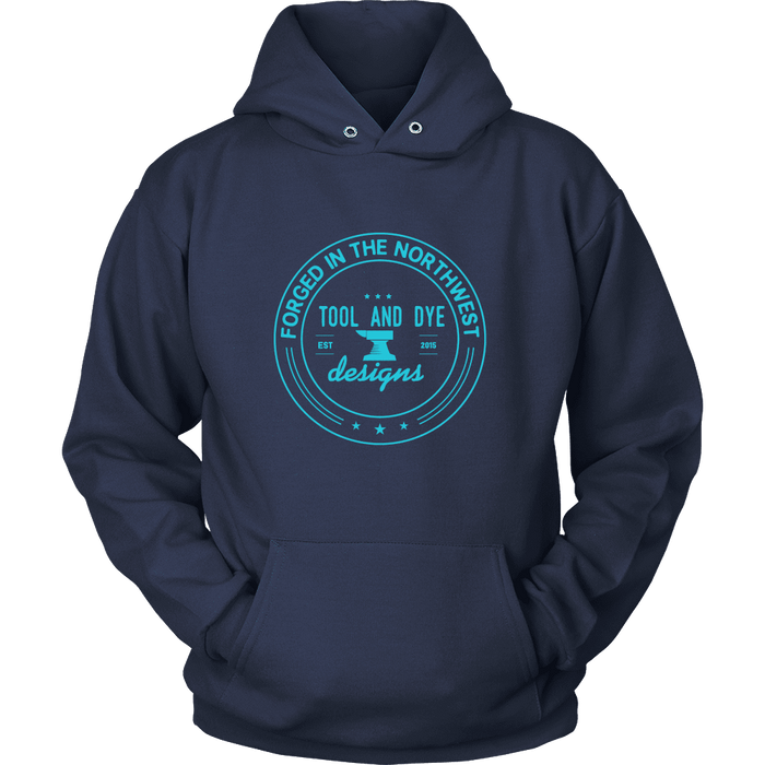 Aqua Classic Tool and Dye Forged in the Northwest Hoodie