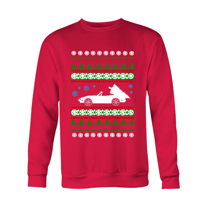 Mazda Miata Ugly Christmas Sweater Sweatshirt sweatshirt