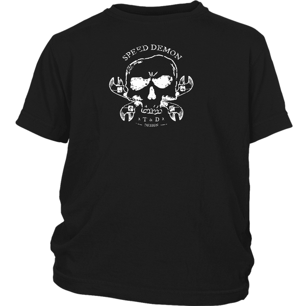 Tool and Dye Designs Speed Demon Kids Youth T shirt