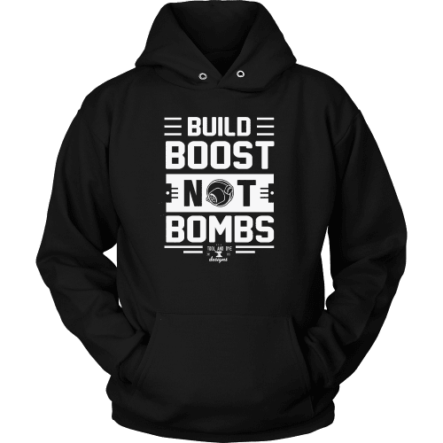 Build Boost Turbo Sweatshirt hoodie black or navy