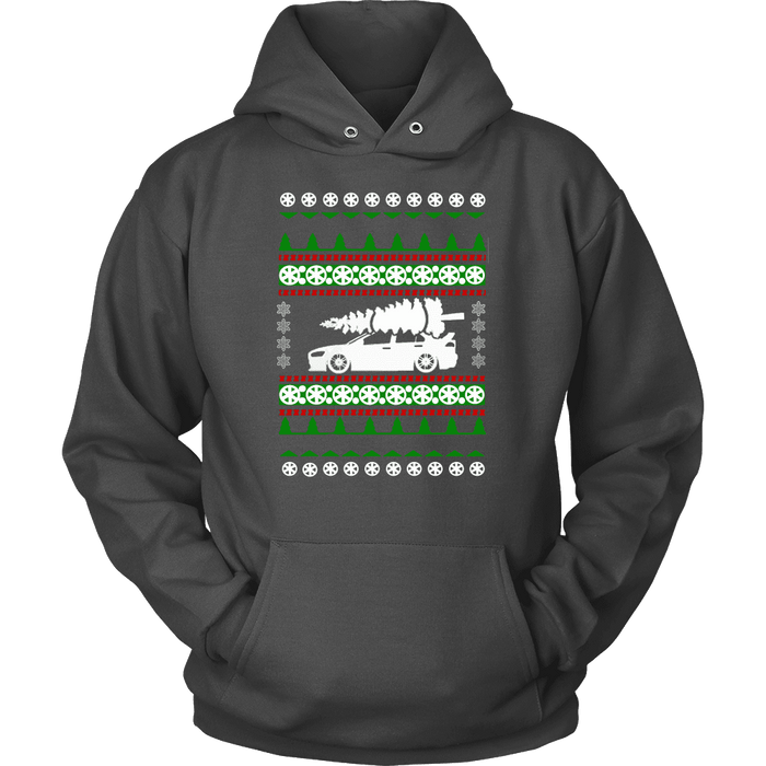 Lancer Evo 10 X Ugly Christmas Sweater crew and hoodie mens (unisex) sweatshirt